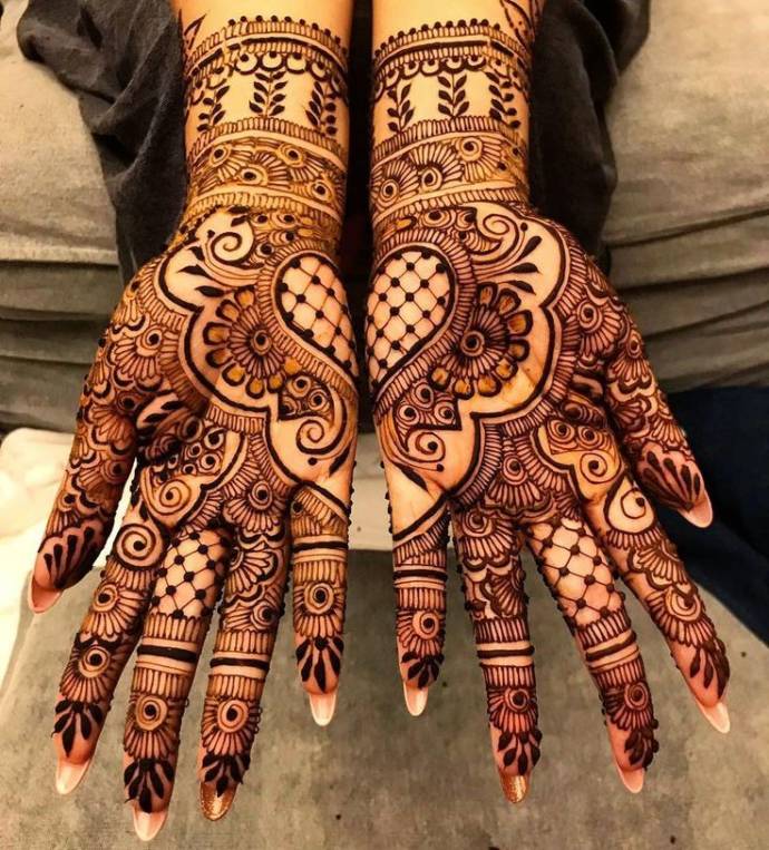 Bangle Mehndi Designs - Bangle Style Mehndi Designs For Hand ...