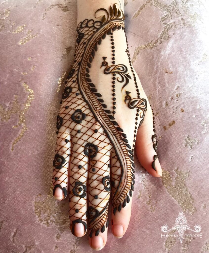 Simple Mehendi Design Back Hands